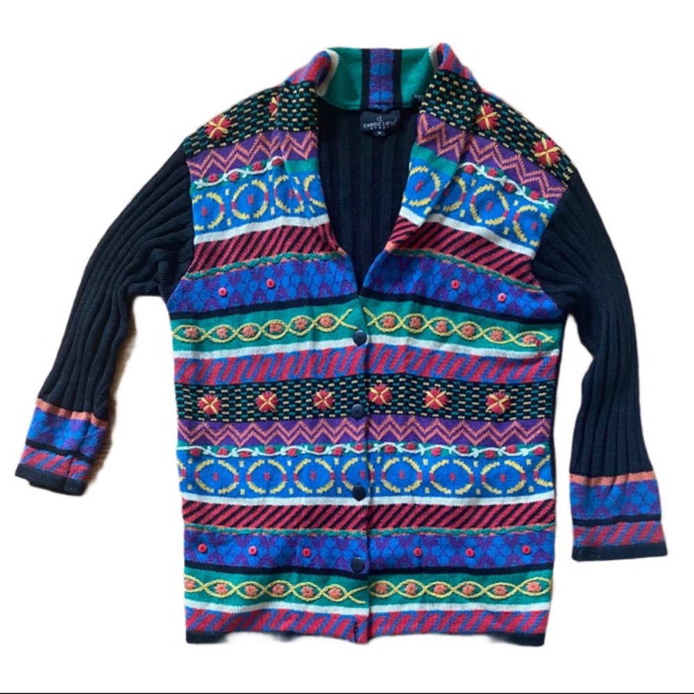 Vintage Carol Little long cardigan
